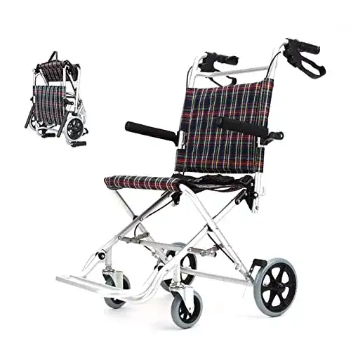 Rollator mit Fußstützen von Bcbkd – Faltbar und leicht aus Aluminium