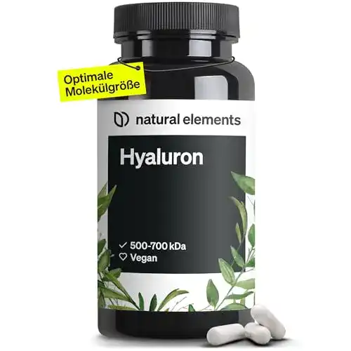 Hyaluronsäure Kapseln von Natural Elements für die Hautpflege