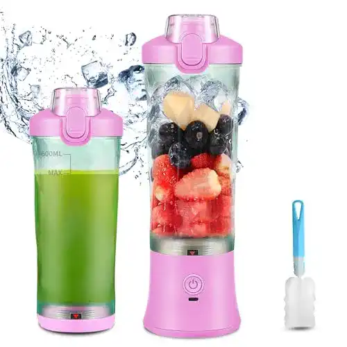 Tragbarer Smoothie-Maker von TopEsct mit 600 ml Fassungsvermögen