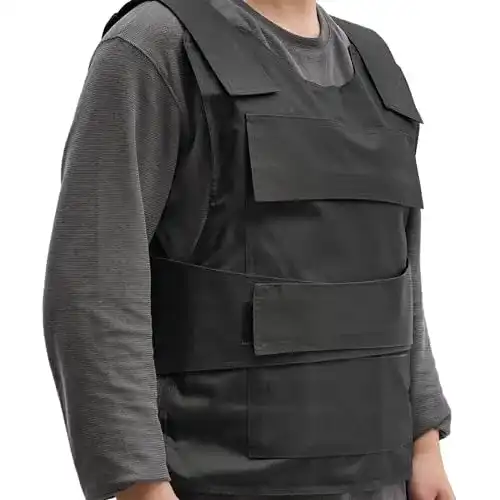 Stichschutzweste DGKLNDSY Sicherheitsweste in Schwarz 50×58 cm