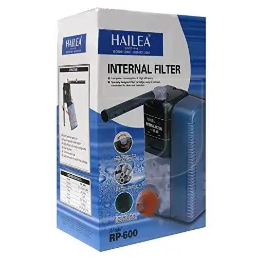 Aquarium Innenfilter Hailea RP-600 BIO mit Aktivkohlebox