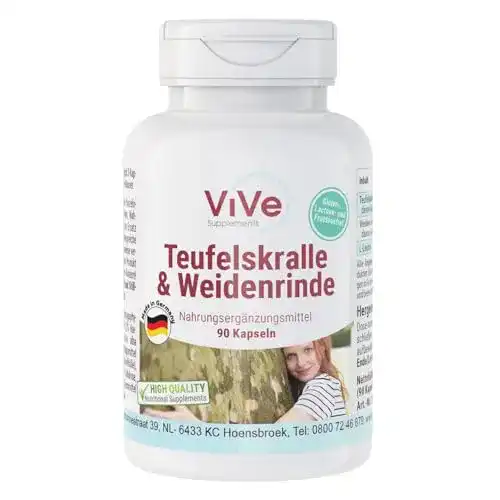 Weidenrindenextrakt mit Teufelskralle – 90 Kapseln