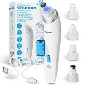 Porensauger Grundig Mitesserentferner mit 5 Wirkstufen und Hygienefilter