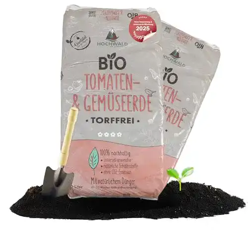 Hochbeeterde Hochwald Bio Tomatenerde 40 Liter torffrei