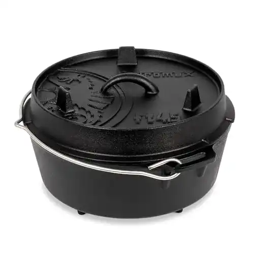 Dutch Oven Petromax Feuertopf ft4.5 aus Gusseisen für bis zu 5 Personen