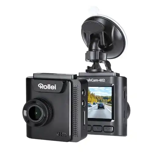Rollei 402 Dashcam mit GPS und G-Sensor für Autos