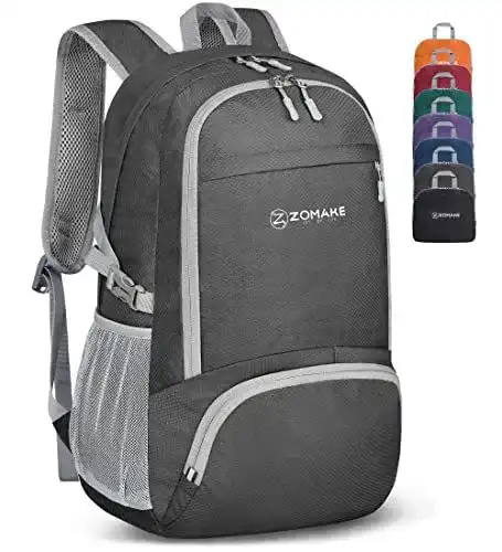Zomake Rucksack 30 Liter Leicht und faltbar für Outdoor-Aktivitäten
