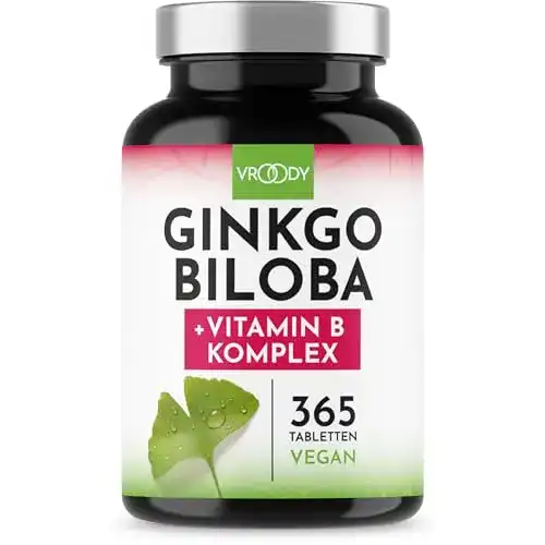 Ginkgo Tabletten Vegan Ginkgo Biloba Extrakt hochdosiert