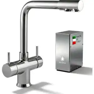 Sodaarmatur Sprudelux Untertisch-Trinkwassersystem Inox