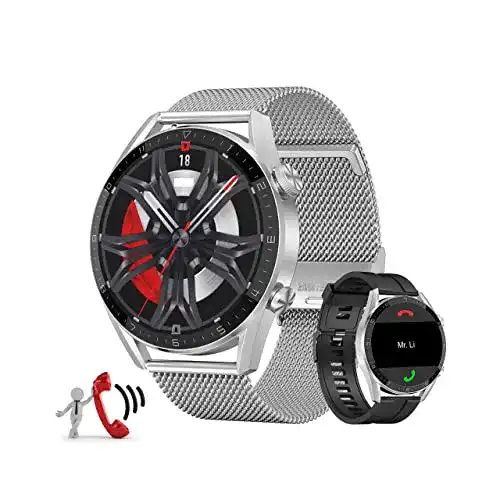 EKG-Uhr Motivo Smartwatch für Herren mit Fitness-Tracking und Anruffunktion