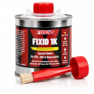 Schlauchboot Reparaturkleber Fixid 1K 250ml mit Pinsel für PVC und mehr