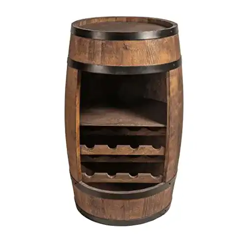 Fass-Bar Creative Cooper Weinregal mit Minibar und Flaschenregal