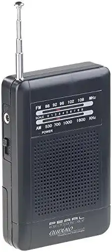 Taschenradio Pearl TAR-202 mit UKW- und MW-Empfang