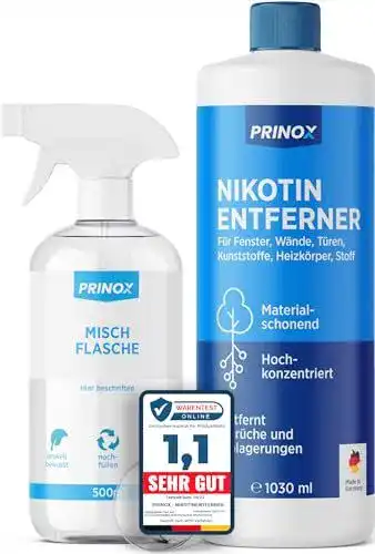 Nikotinentferner Prinox 1030ml Konzentrat für Ruß und Nikotin
