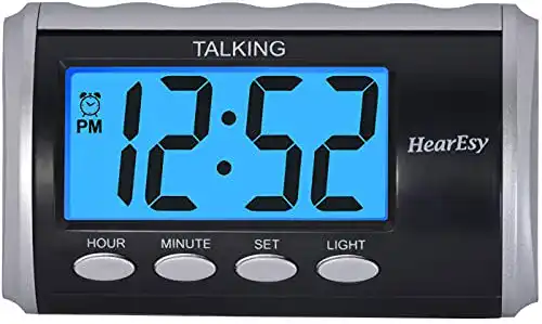 Sprechender Wecker HearEsy TimeChant 1714-IPS für Senioren