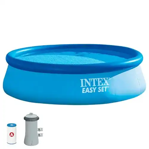 Intex Easy Pool Set 366 x 76 cm mit Filteranlage für Garten