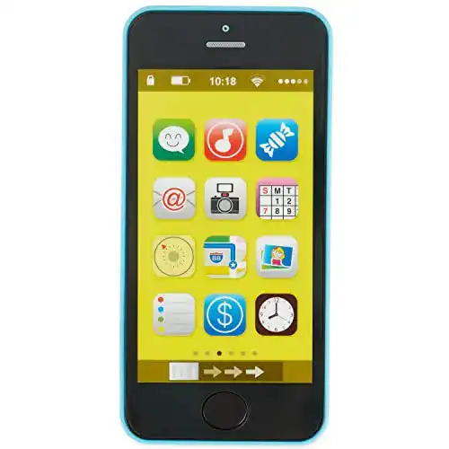 Smartphone für Kinder von Bieco mit 40 Sounds und Lichteffekten