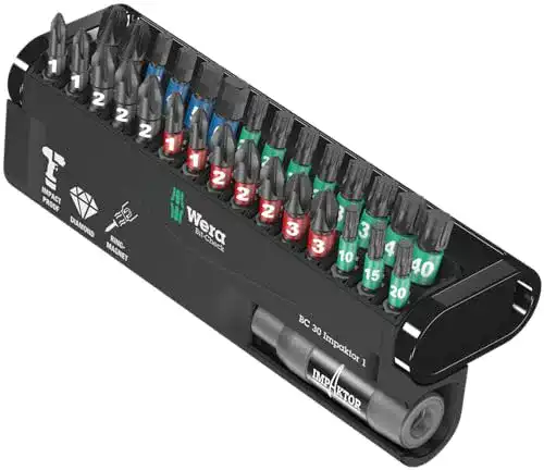 Wera Bit-Sortiment Bit-Check 30 Impaktor 1 30-teilig