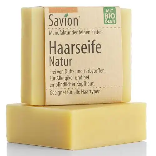 Haarseife Savion für empfindliche Kopfhaut und Allergiker