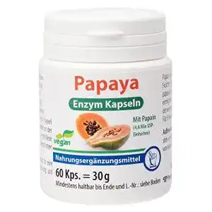 Papain Pharma-Peter Papaya Enzym vegetarische Kapseln