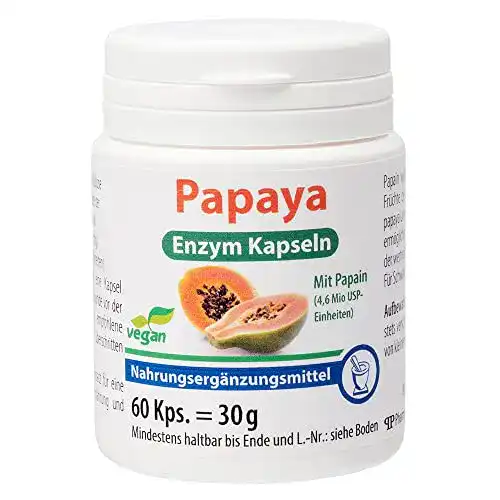 Papain Pharma-Peter Papaya Enzym vegetarische Kapseln