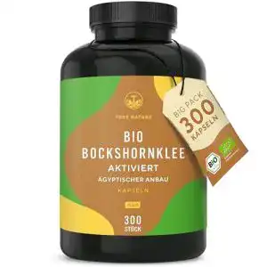 Bockshornklee Kapseln Bio von True Nature 300 Stück