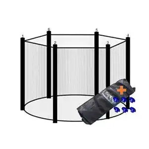 Trampolin Sicherheitsnetz für 6 Stangensysteme von walexo