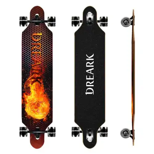 Longboard DREARK 42 Zoll für Erwachsene und Jugendliche