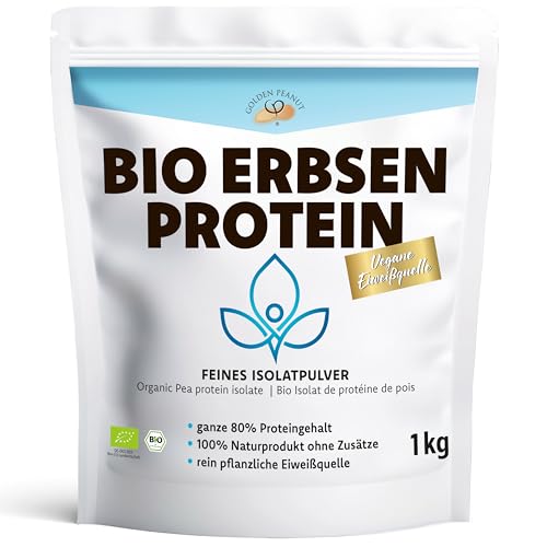 Bio-Erbsenprotein Isolat 80% von Golden Peanut, 1 kg