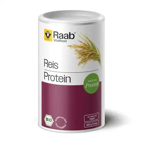 Reisprotein Pulver Bio Raab Vitalfood 400 g – Pflanzliches Eiweiß