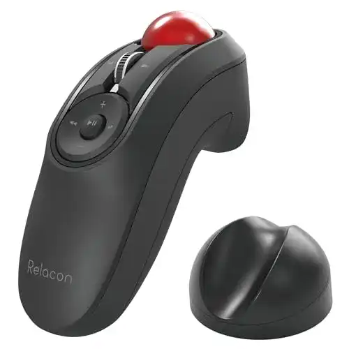 Linkshänder Maus Elecom Handheld Trackball Mouse mit Bluetooth