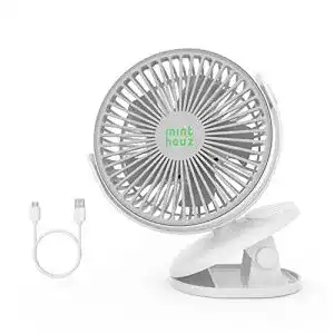 Akku-Ventilator Minthouz Tischventilator mit Clip und 4000mAh
