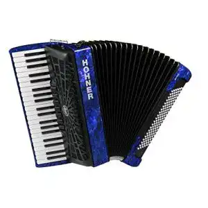 Hohner Bravo III 96 Akkordeon mit Silentkey-System in Blau