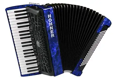 Hohner Bravo III 96 Akkordeon mit Silentkey-System in Blau