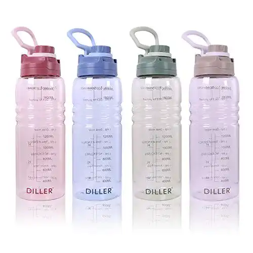 Trinkflasche 2 Liter Diller für Sport und Freizeit