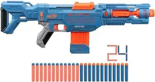 Nerf Elite 2.0 Echo CS-10 Blaster mit 24 Darts und Clip-Magazin