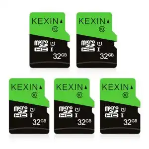KEXIN Micro SD Karte 32GB – 5 Stück mit Adapter für verschiedene Geräte