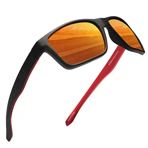 Polarisierte Sport-Sonnenbrille von Jim Halo für Damen und Herren