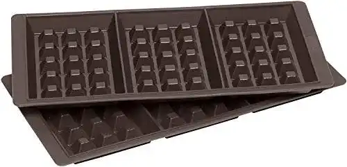 Silikon Waffelform Lurch 85084 FlexiForm 2er Set aus 100% BPA-freiem Silikon