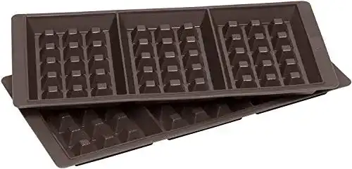 Silikon Waffelform Lurch 85084 FlexiForm 2er Set aus 100% BPA-freiem Silikon