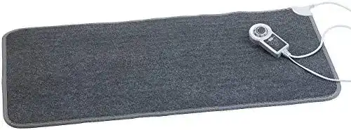 Heizteppich für Badezimmer: Beheizbare Fußbodenmatte 105x55cm