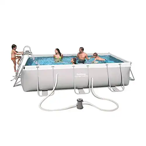 Rechteckiger Aufstellpool Bestway Frame Pool Power Steel Set