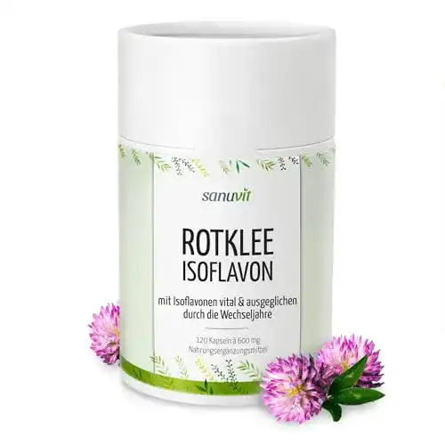 Rotklee-Kapseln Sanuvit – 120 Kapseln mit Isoflavonen
