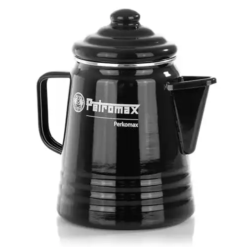 Petromax Perkolator 1,5 Liter (schwarz) – Emaille Kaffeekanne