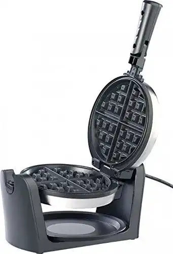Drehbares Waffeleisen von Rosenstein & Söhne für Belgische Waffeln