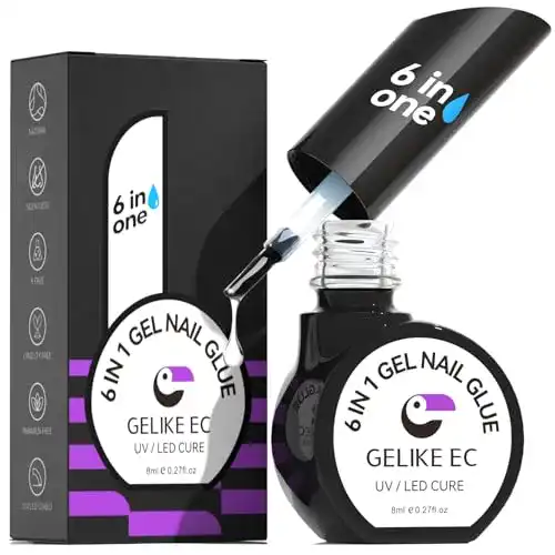 Nagelkleber Gelike EC für Kunstnägel 6-in-1 Nail Glue
