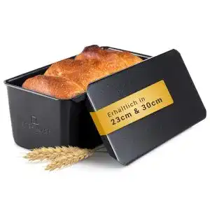 Breadlyst Premium Brotbackform mit Deckel Toastbrot-Backform aus Kohlenstoffstahl