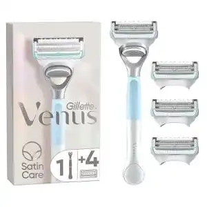 Gillette Venus Rasierer für Damen im Intimbereich mit 4 Ersatzklingen