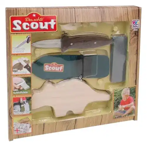 Schnitzmesser für Kinder im Happy People Scout Schnitz-Set