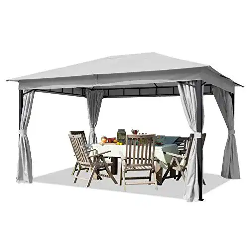 TOOLPORT Gartenpavillon 3×4 m mit 180g/m² Dachplane